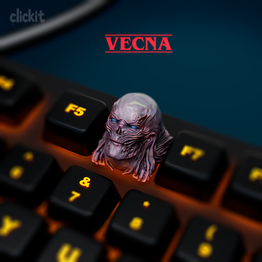 Vecna-Inspired Keycap – Dark Fantasy Horror Artisan Keycap