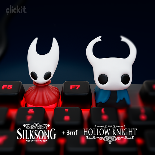 Hollow Knight & Hornet Keycap Pack