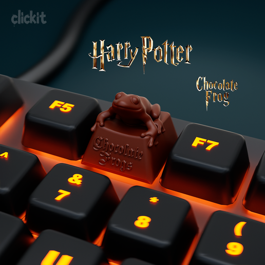 Chocolate Frog Keycap – Harry Potter Artisan Key