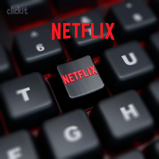Netflix Logo Keycap – Premium Artisan Key