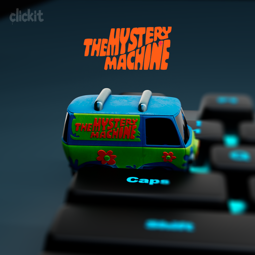 Mystery Machine Keycap – Scooby-Doo Inspired Custom 3D Print