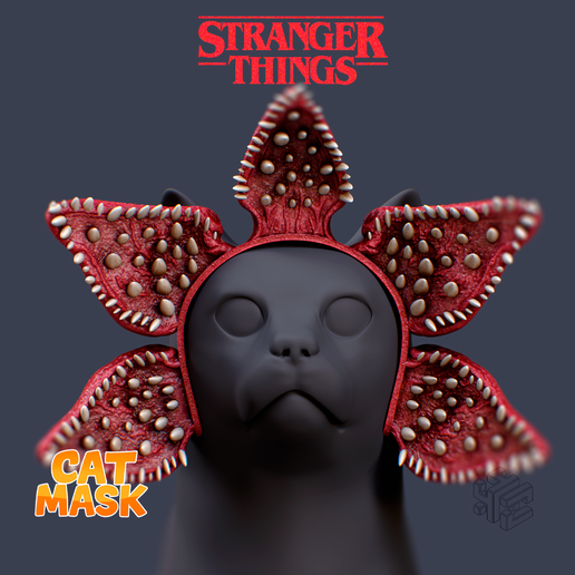 Demogorgon Cat Headband – Stranger Things Inspired Pet Cosplay