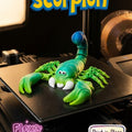 Flexi Scorpion STL – Articulated Print-in-Place Scorpion Toy