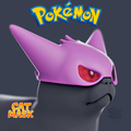Gengar Cat Mask – Ghost Pokémon Style Pet Accessory