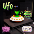 UFO Flexi Toy – Alien Spaceship with Spinning Parts