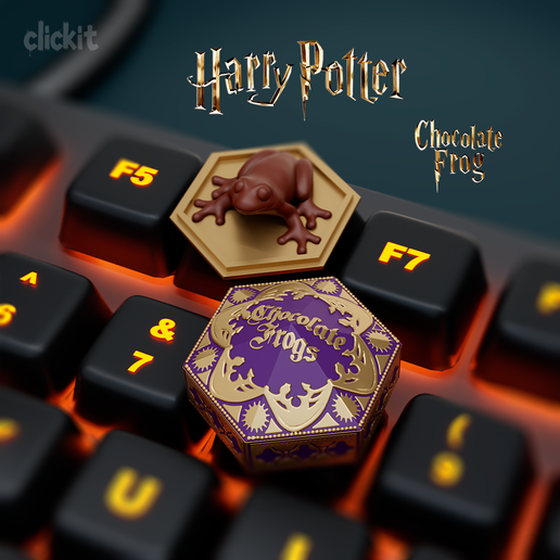 Chocolate Frog Box Keycap – Harry Potter Edition