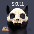 Cat Skull Mask – Halloween Pet Cosplay
