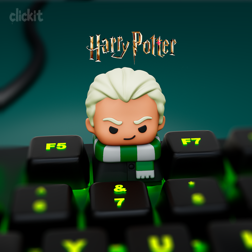 Draco Malfoy Keycap – Wizard Artisan Key