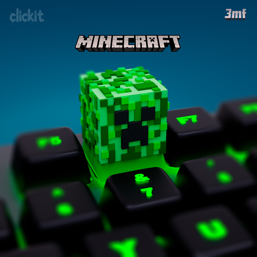 Creeper Keycap – Minecraft Artisan Key