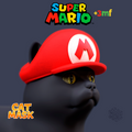 Mario Cat Hat – Classic Red Cap for Pets