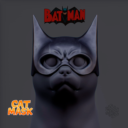 Batcat Mask – Batman-Inspired Cat Helmet