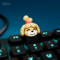 Isabelle Inspired Animal Crossing Artisan Keycap