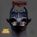 Night Fury Cat Mask – Toothless Dragon Pet Cosplay