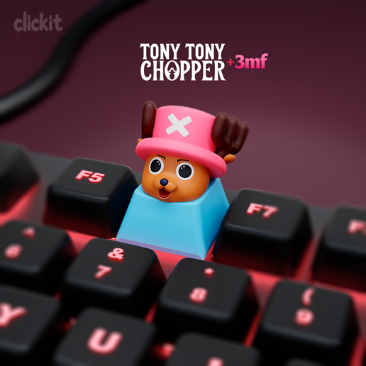Chopper Keycap – One Piece Reindeer Artisan Key