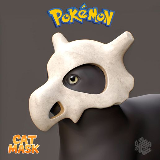 Cubone Cat Mask – Pokémon Skull Pet Cosplay