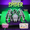 Flexi Spider Skeleton Toy – 3D Printable Rattle Ball Inside