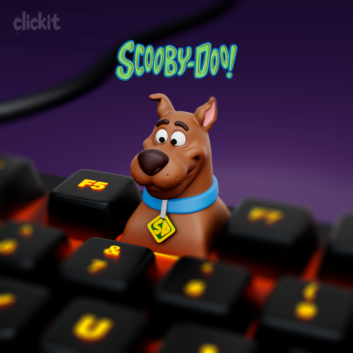 Scooby-Doo Inspired Artisan Keycap