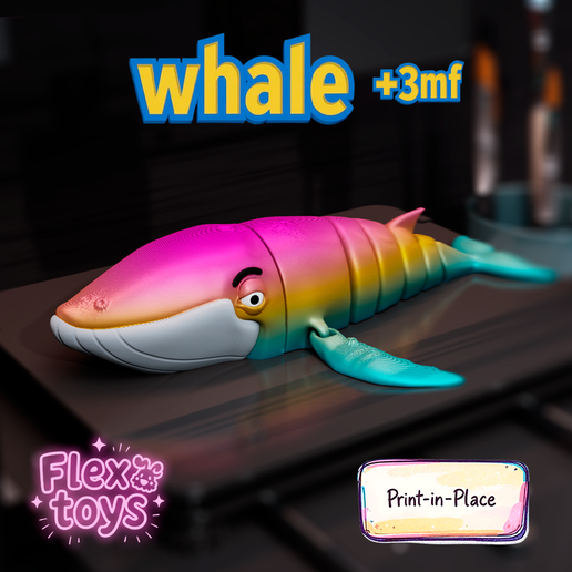 Flexi Whale – Fully Articulated Ocean Toy